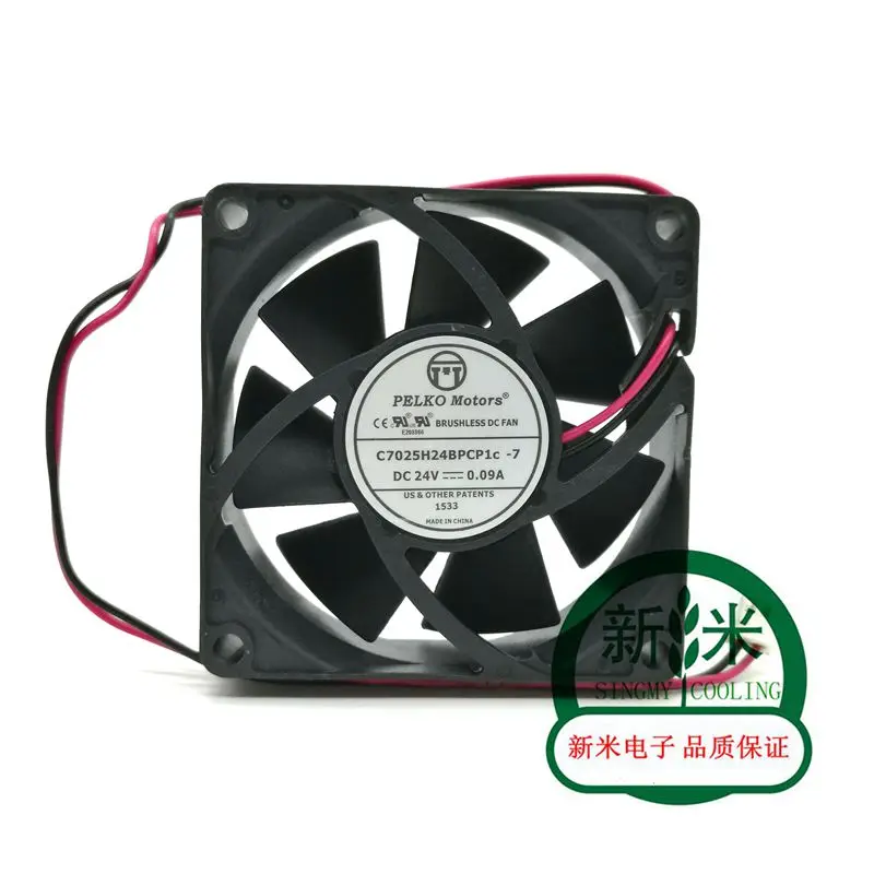 

Б/У PELKO MOTORS C7025H24BPCP1C-7 24V0,09A 7025 Вентилятор охлаждения частоты