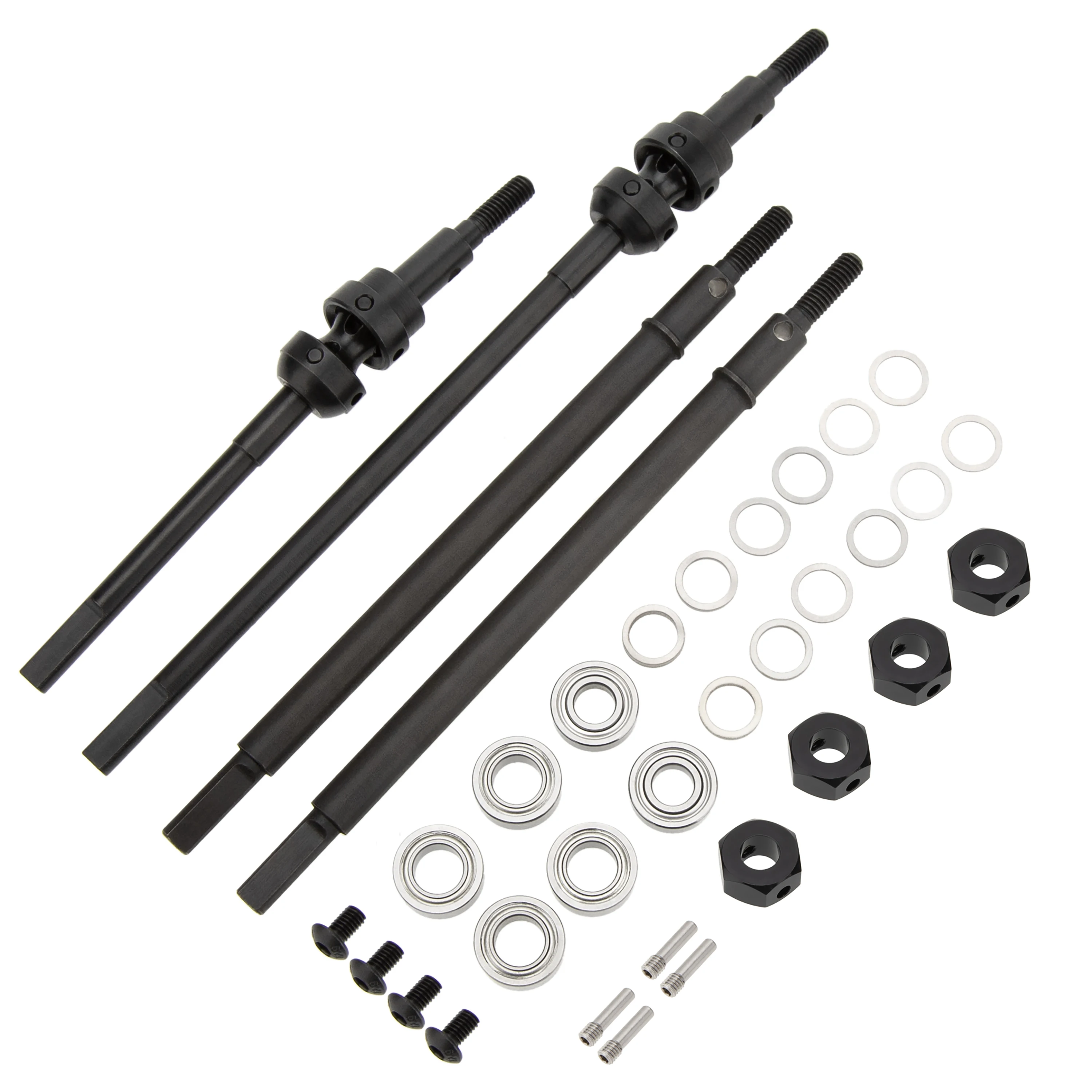 MEUS Racing Isokinetic 3-section CVD Shafts for 1/10 Vanquish H10 Optic Axle Upgrade Parts