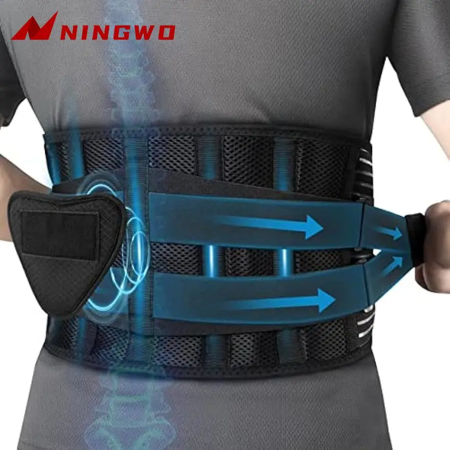 

Back support belt for men and women，Adjustable Support Straps - Lower Back Brace