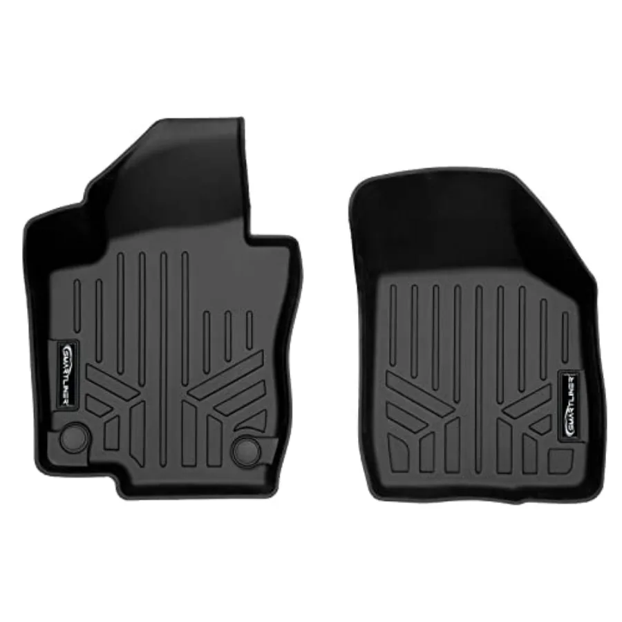 

1st Row Floor Mat Liner Set for 2020-2022 Volkswagen Passat Black Non-Slip Rubber Durable and Easy to Clean