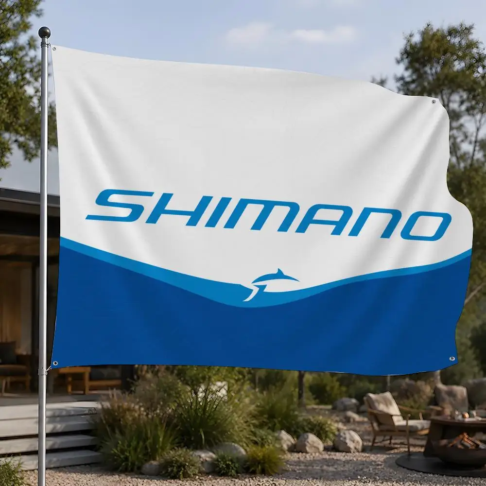 Brand Shimano Flags Flags, Room, Dormitory, Camping, Party, Home Decor Gifts