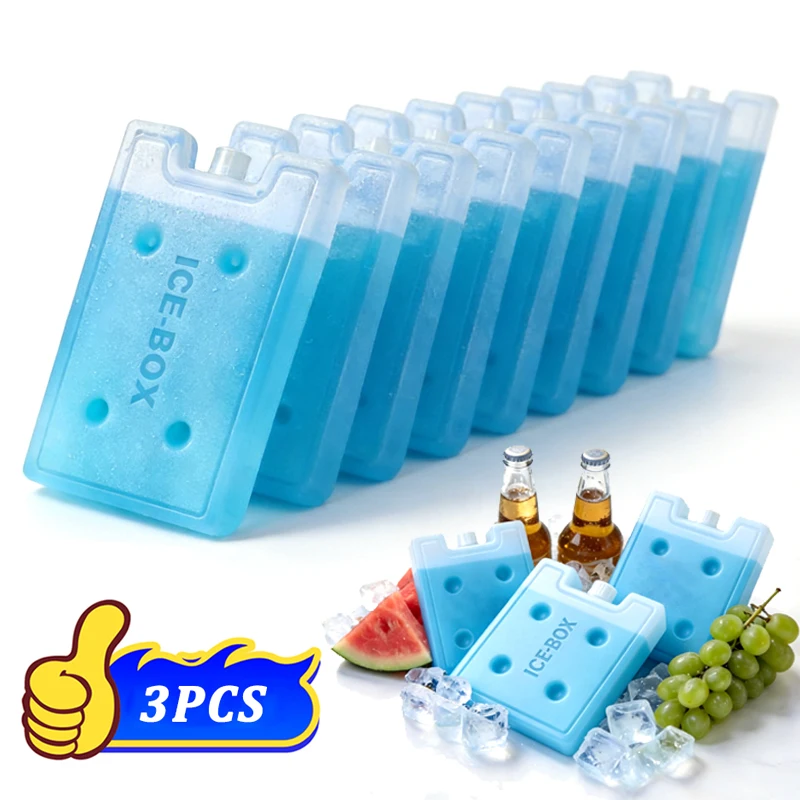 Reusable Fresh-Keeping Ice Box Water Injection Ice Box for Picnic Cooler Ice Pack Suit  Fresh Food Storage for Cold Chain