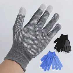 NEW Non-slip Touchscreen Nylon Gloves GEL Touch Anti-skid Breathable Summer Thin Riding Driving Mountaineer Sport Workout Gloves