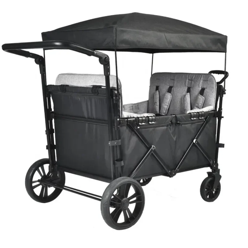 2022 new design fashion baby 4 seats wagon baby multifunction folding wagon