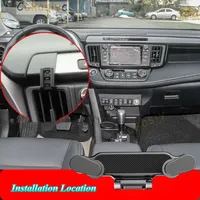 For Toyota RAV4 XA40 2013-2019yr With Sturdy Base Not blocking Air Vent Mount GPS Stand Accessories Gravity Car Phone Holder