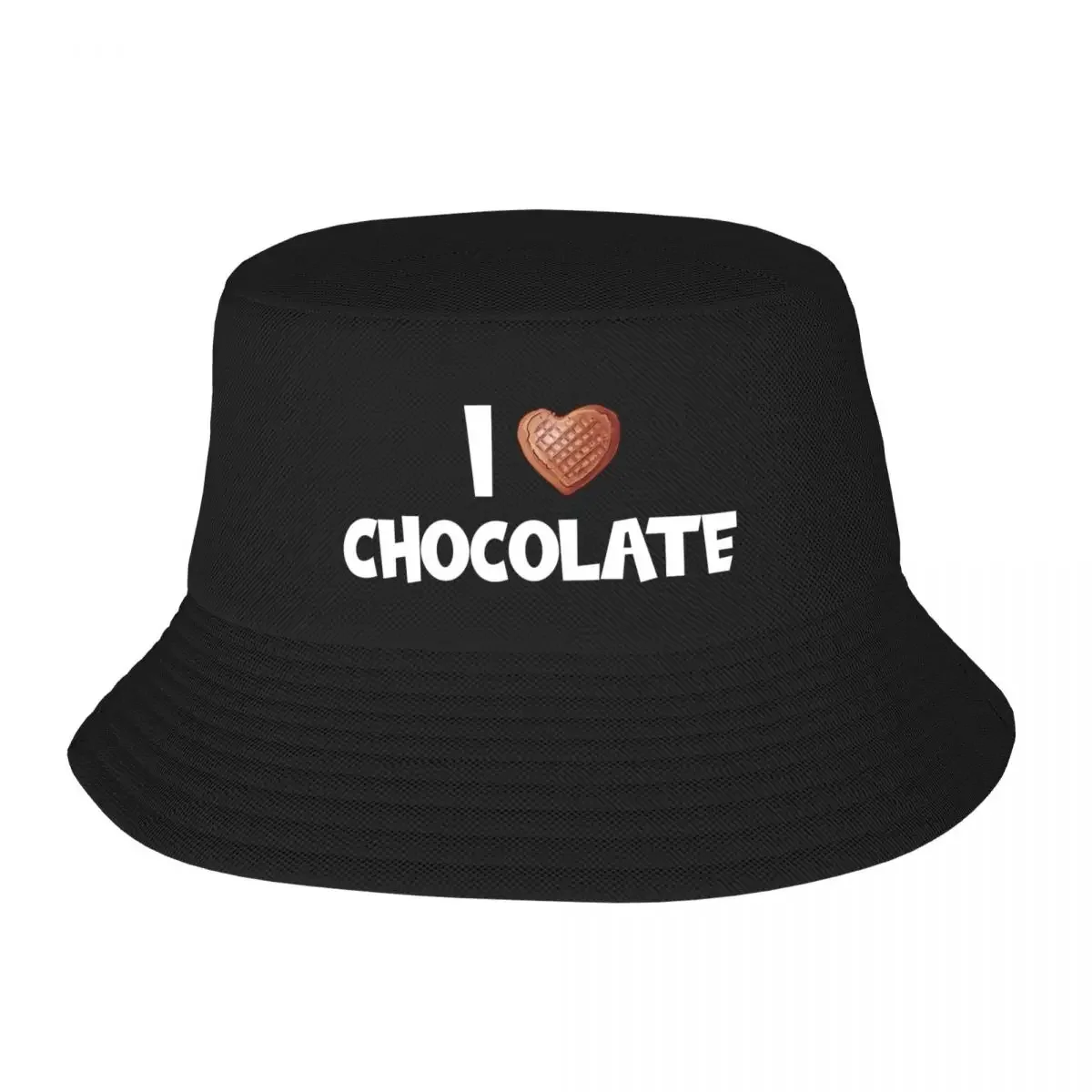 Sweet Tooth - Chocolate & Candy Lovers - I Love Chocolate Bucket Hat Luxury Cap Thermal Visor foam party Hat Men Women's