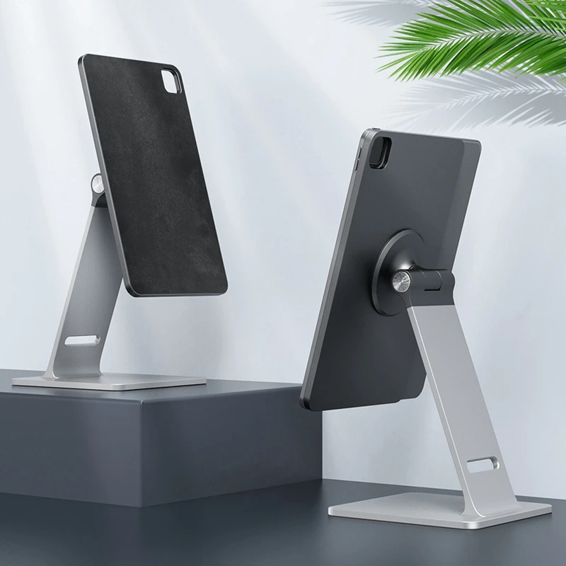 Магнитная подставка, вращающийся держатель для планшета из алюминиевого сплава для планшетов 11/10,9 дюймов