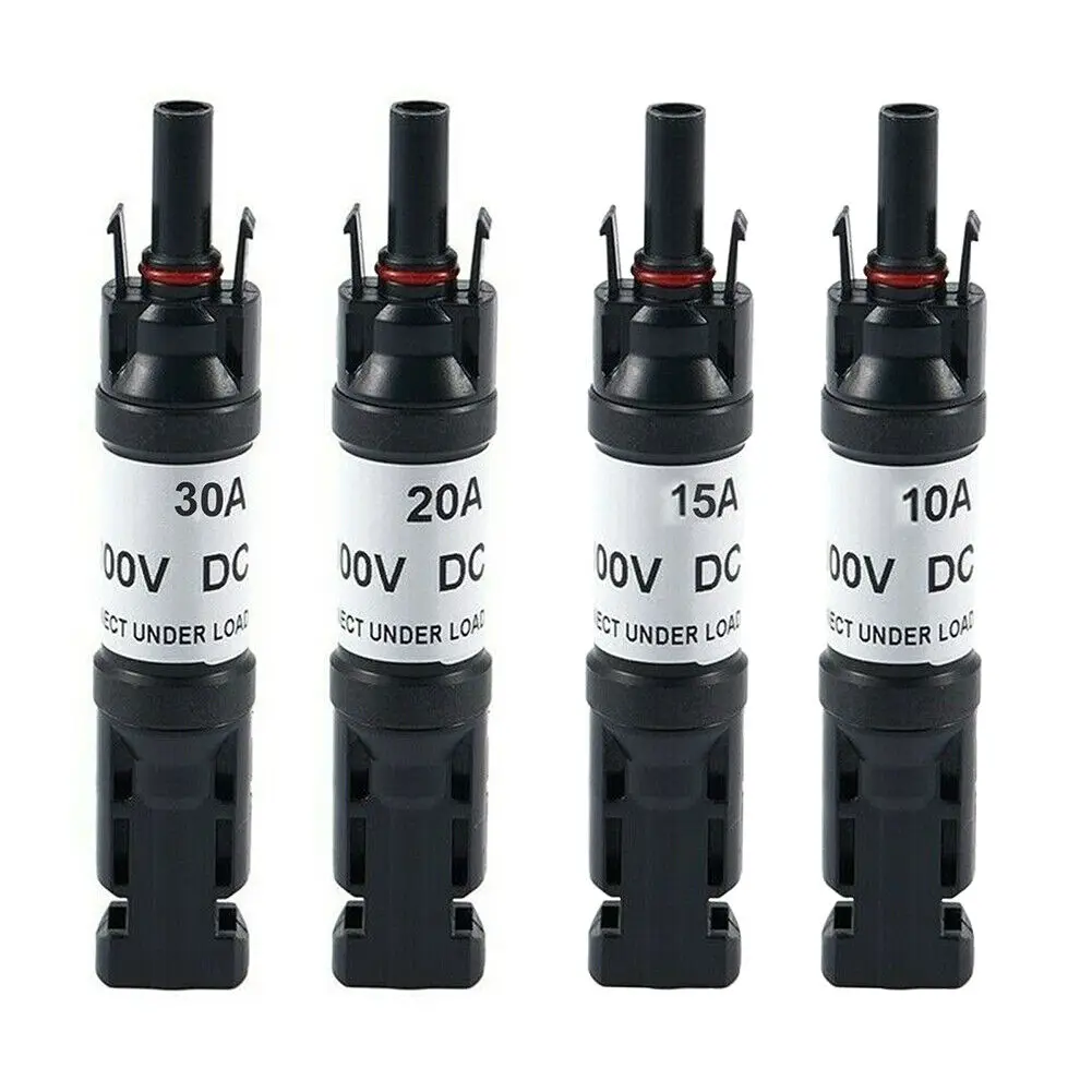 3pcs 10A 15A 20A 30A Photovoltaic Diode Connector Solar Panel Cable Connector PV Compatible With MC4 For Solar PV System