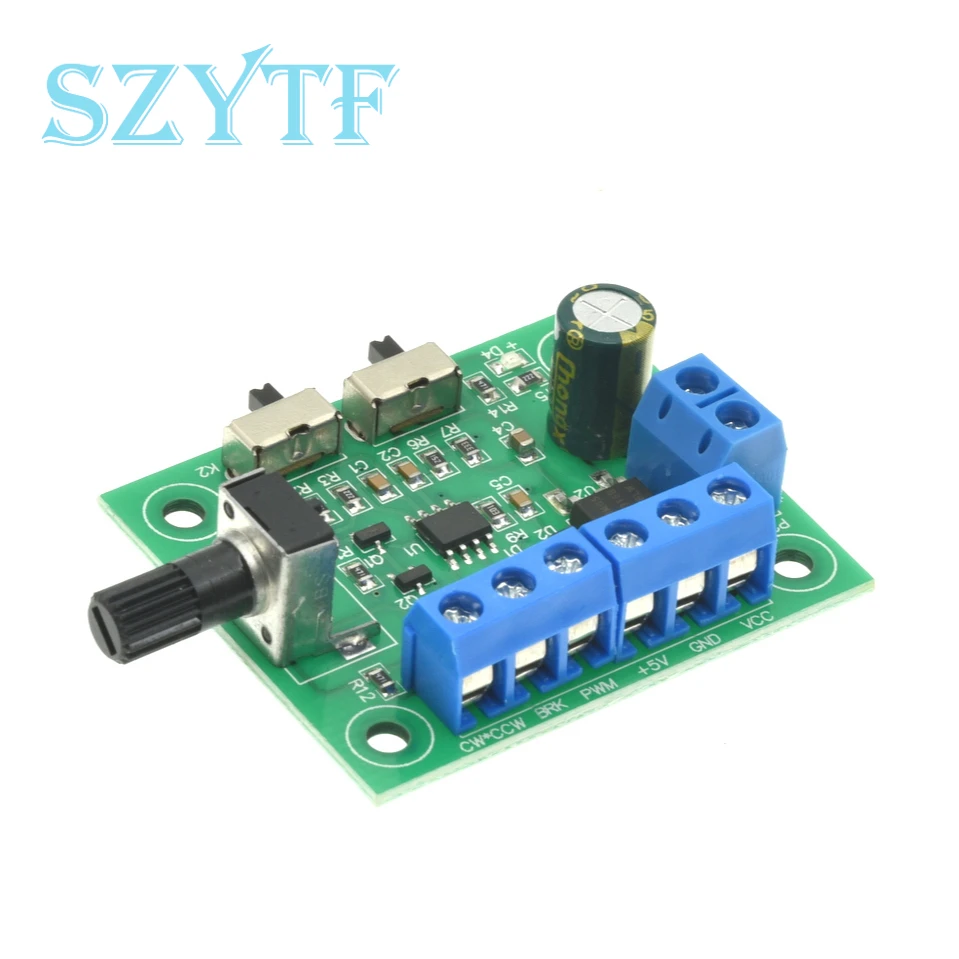 PWM Speed Controller Brushless DC Motor Driver Board Regulator Board Governor Module PWM Monitor DC8-24V With Drive