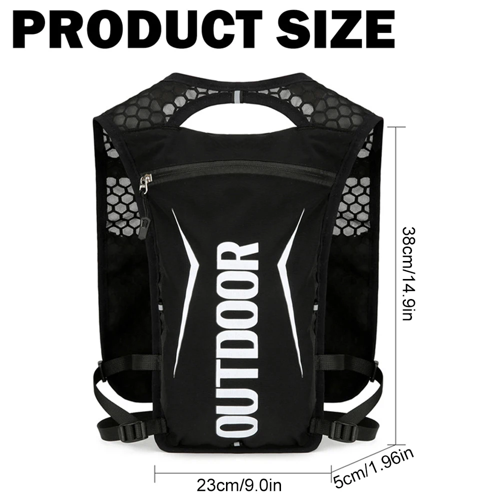 1PCS Hydration Backpack, Water Bottle Backpack for Women&Men,Ultra Lightweight Water Backpack for Running Cycling Hiking Camping