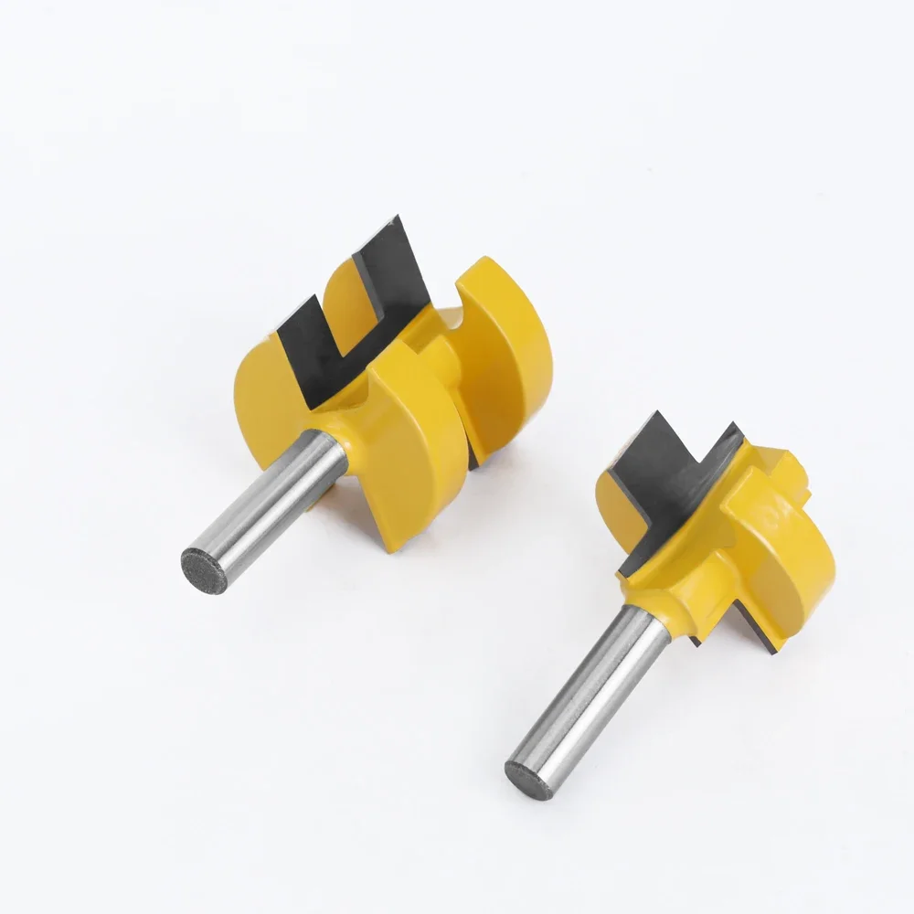 LAVIE 8mm Shank T-Slot Square Tooth Tenon Milling Cutter Carving Knife Router Bits For Tooth Wood Jointing Tool For Furniture