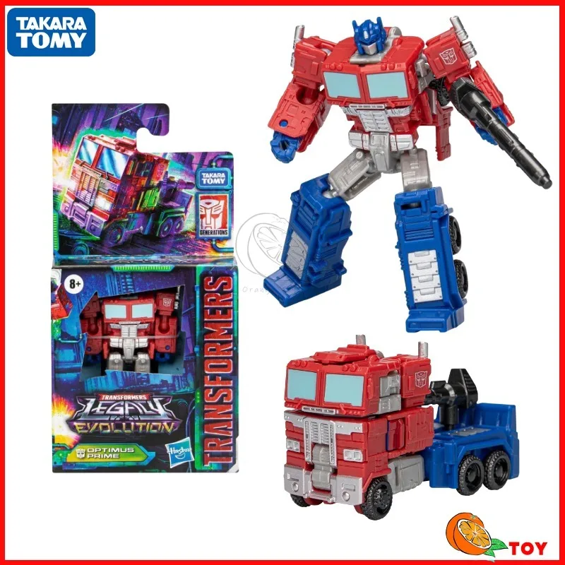 In stock Takara Tomy Transformers  Legacy Evolution Core Class Optimus Prime Model Robot Collection Action Figures Toys Gifts