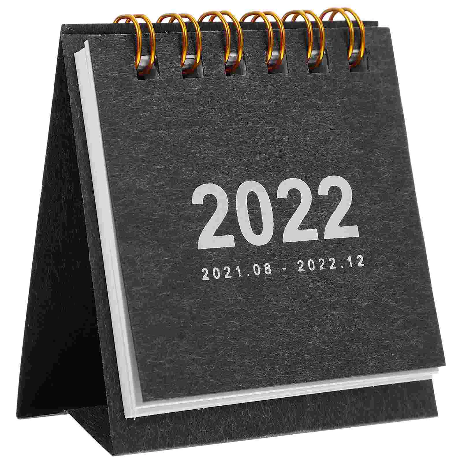

2022 Small Wall Calendar Table Ornament Dining Office Planner Accessories Mini Easel Stand Desk Calendars