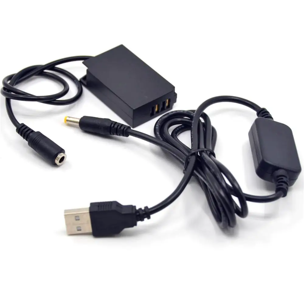 Power Bank 5V USB Cable Adapter + EP-5C DC Coupler EN-EL20 ENEL20 Dummy Battery for Nikon 1J1 1J2 1J3 1S1 1AW1 1V3 p1000