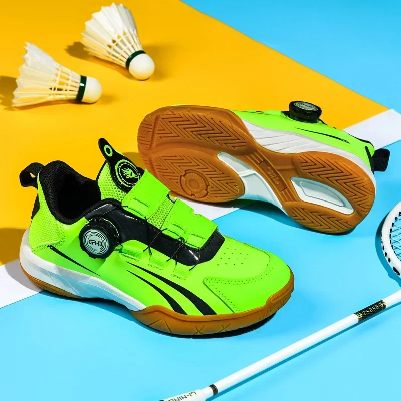 Professional Kids Badminton Training Shoes Non-slip Girls Volleyball Sneakers Sport Boys Tennis Table Tennis Practice Shoes 995