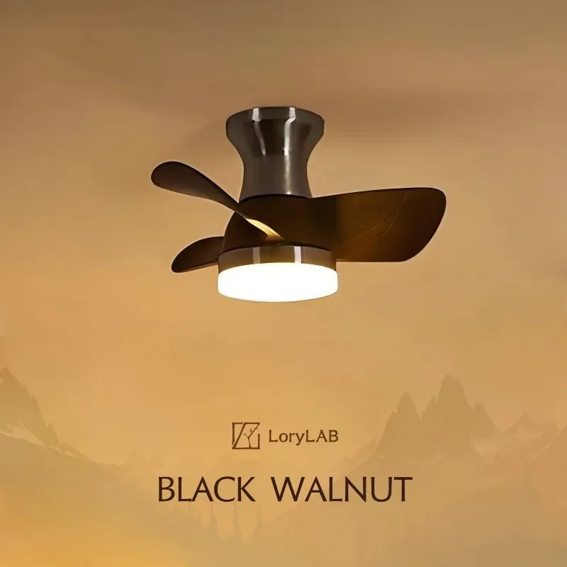 

Walnut-colored acrylic blades, with a simple and modern style. Suitable for bedroom, living room and dining room ceiling fans.