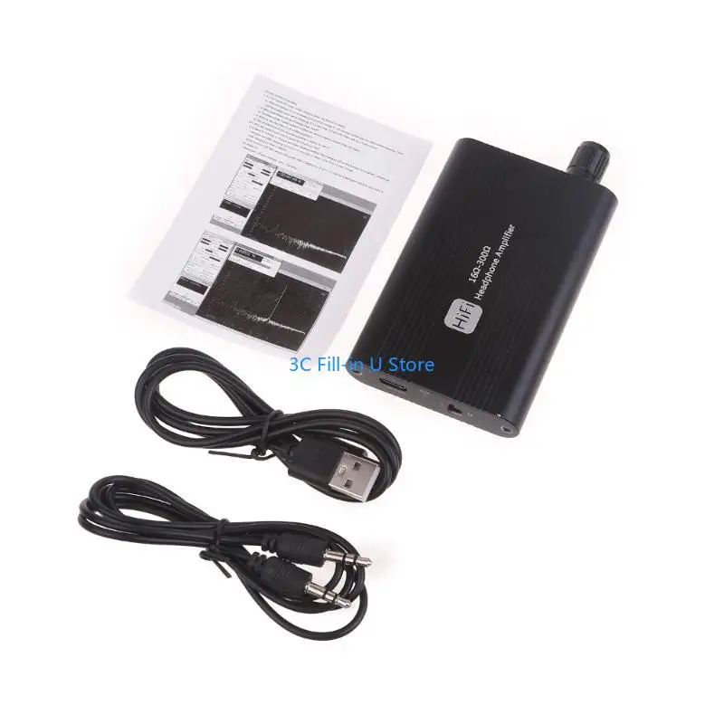 

G8TA 16-300Ω Aluminum Alloy Headset Amplifier Earohone AMP Built-in 1000mAh Rechargeable Battery with Cable for Headphones