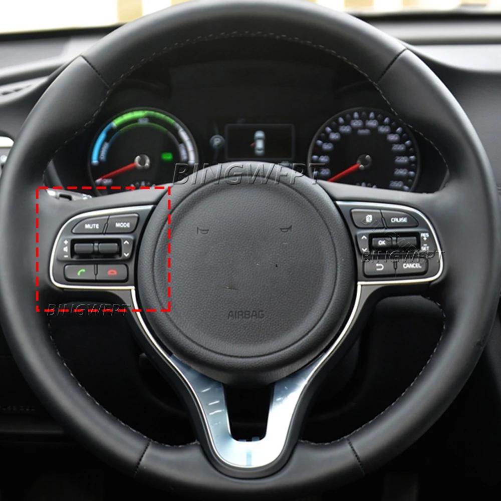 High Quality Steering Wheel Cruise Button Function Menu Audio Volume Adjustment Switch For Kia K5 2016 2018 Car Accessories