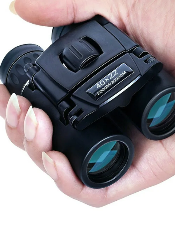 Binoculars High power low light night vision outdoor pocket mini 40*22 telescope