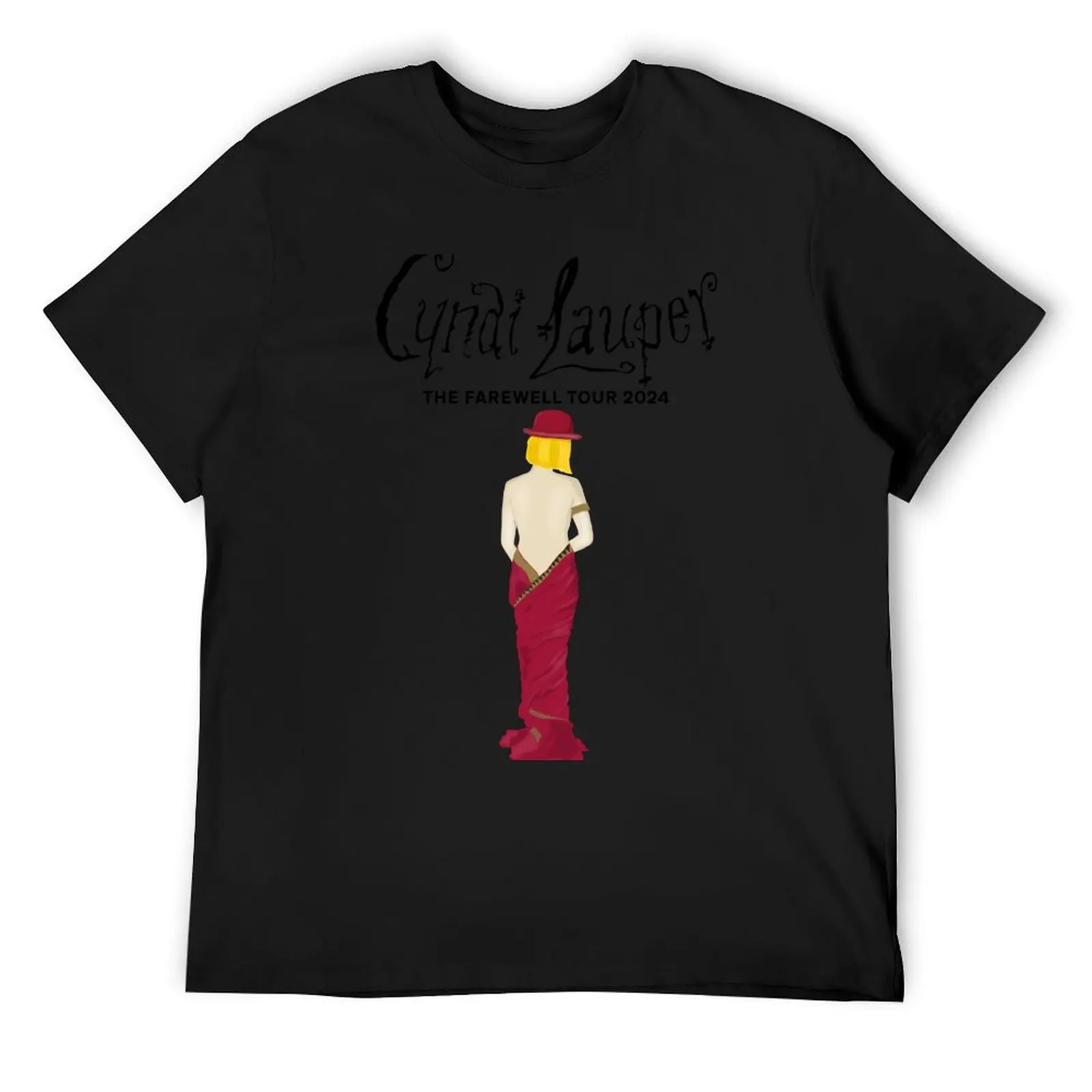 Cyndi Lauper The Farewell Tour 2024 T-Shirt quick-drying blanks vintage clothes anime stuff black t-shirts for men