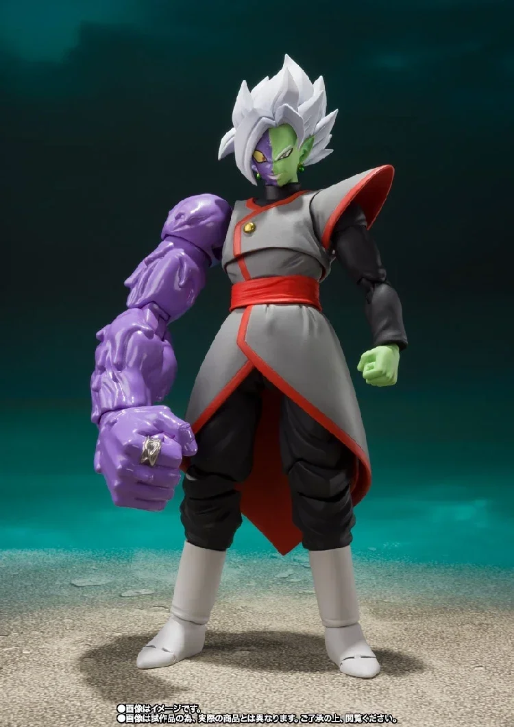 Bandai-Figurines d'action Dragon Ball Sh Figuarts, Shf Potara Zamasu, Anime Model Toys, Cadeaux en PVC, 100% Original, En stock