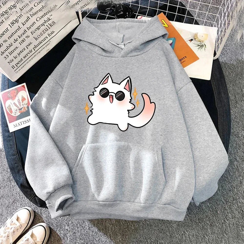 Hoodie Frauen/Männer Harajuku lustige Gojo Katze Hoodies Unisex Anime Manga Cartoon Pullover Sweatshirts