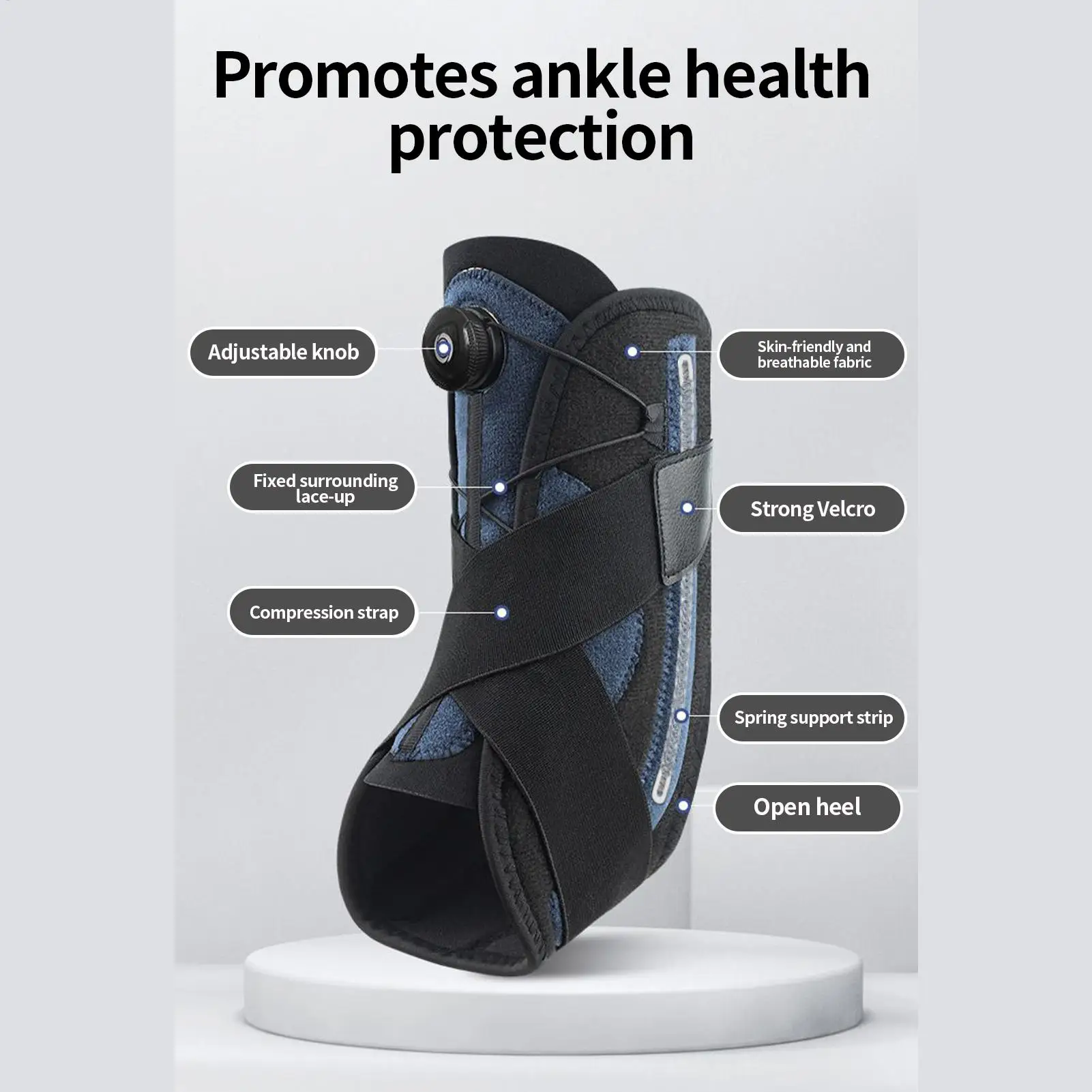 

Поддержка лодыжки для женщин, стабилизатор лодыжки, регулируемая защитная пленка для стабилизатора стопы для бега, тренировок, баскетбола