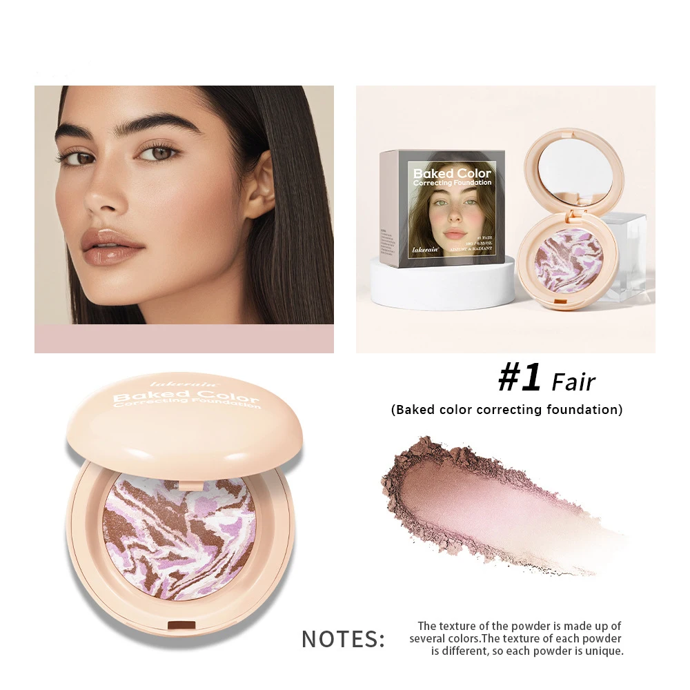 4-farbiges, mattes, gepresstes Gesichtspuder, Gesichtsaufhellung, Modifizierung der Gesichtskontur, vielseitig einsetzbar, Reise-Make-up-Farbpalette