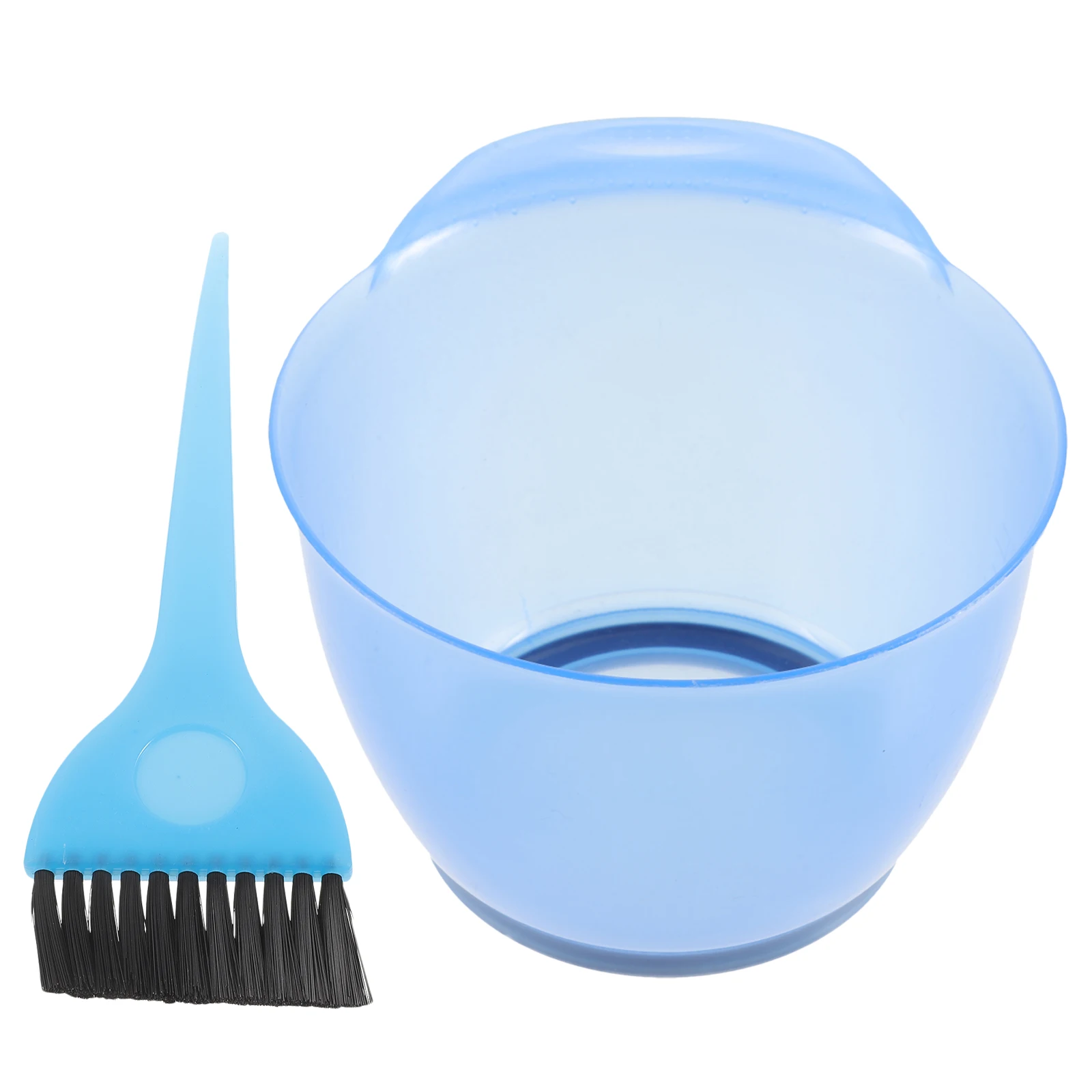 

1 set Hair Color Kit Tools Blue Dye Mixing Bowl Brush Plastic Applicator Set for DIY Salon Use Hair Oil Dye Accessories