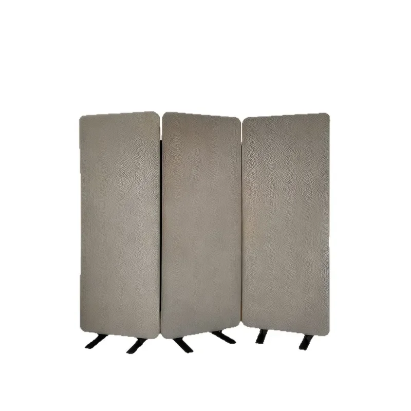 Modern Movable Polyester Fiber Soundproof Partition Screen for Office Home Custom Acoustic Divider Panel