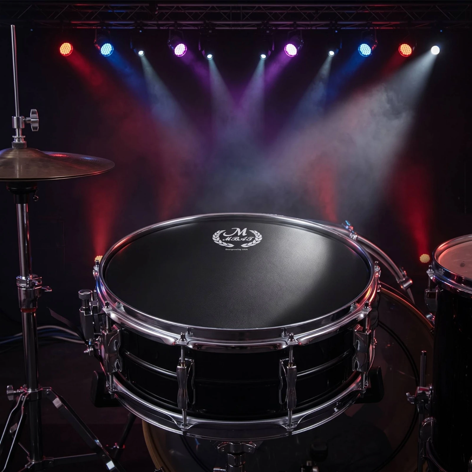 Replacement Drum Head Long-Lasting Drum Head with Rim Standard Drumhead Pack Reliable Drums High-Performance for Drummers