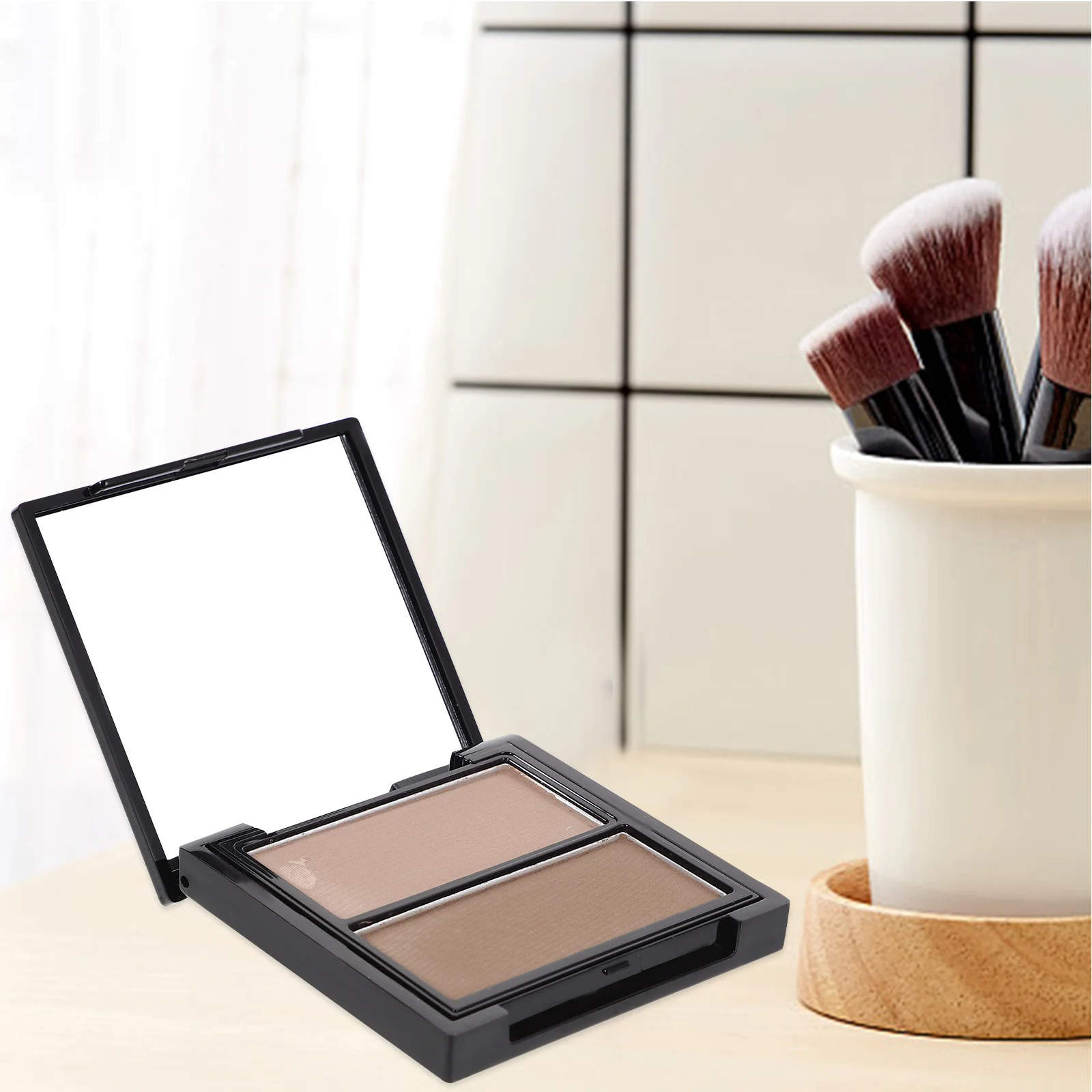 2 لون تظليل مسحوق البليت للوجه الكنتوري السلس مزج سطع تحديد الميزات هيغليغتر مسحوق الأنف المضغوط #5