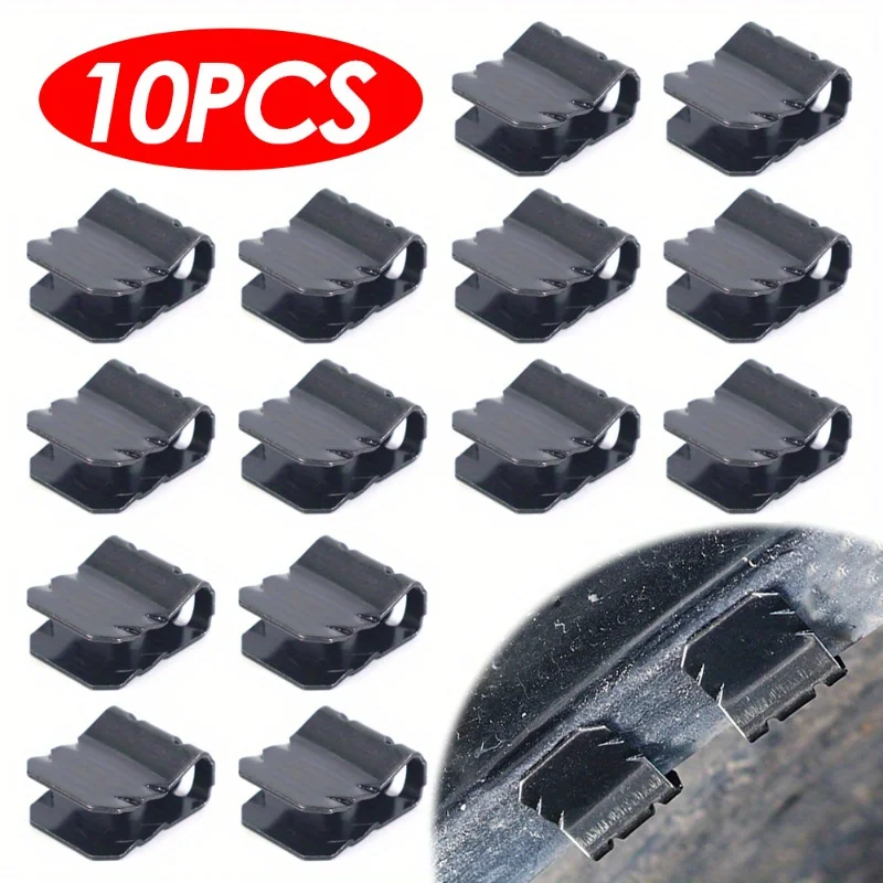 

10pcs Front Mudguard Bumper Cover U-Shaped Clip Fastener Engine Cover Buckle Clip Interior Accessories For Car Motorcycle Truck