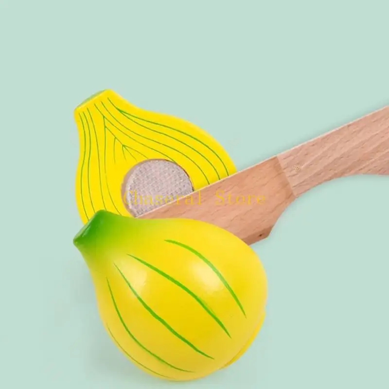 Corte verduras fruta madera E7CE Fingir para jugar Toy Simulation Kitchen Montessor