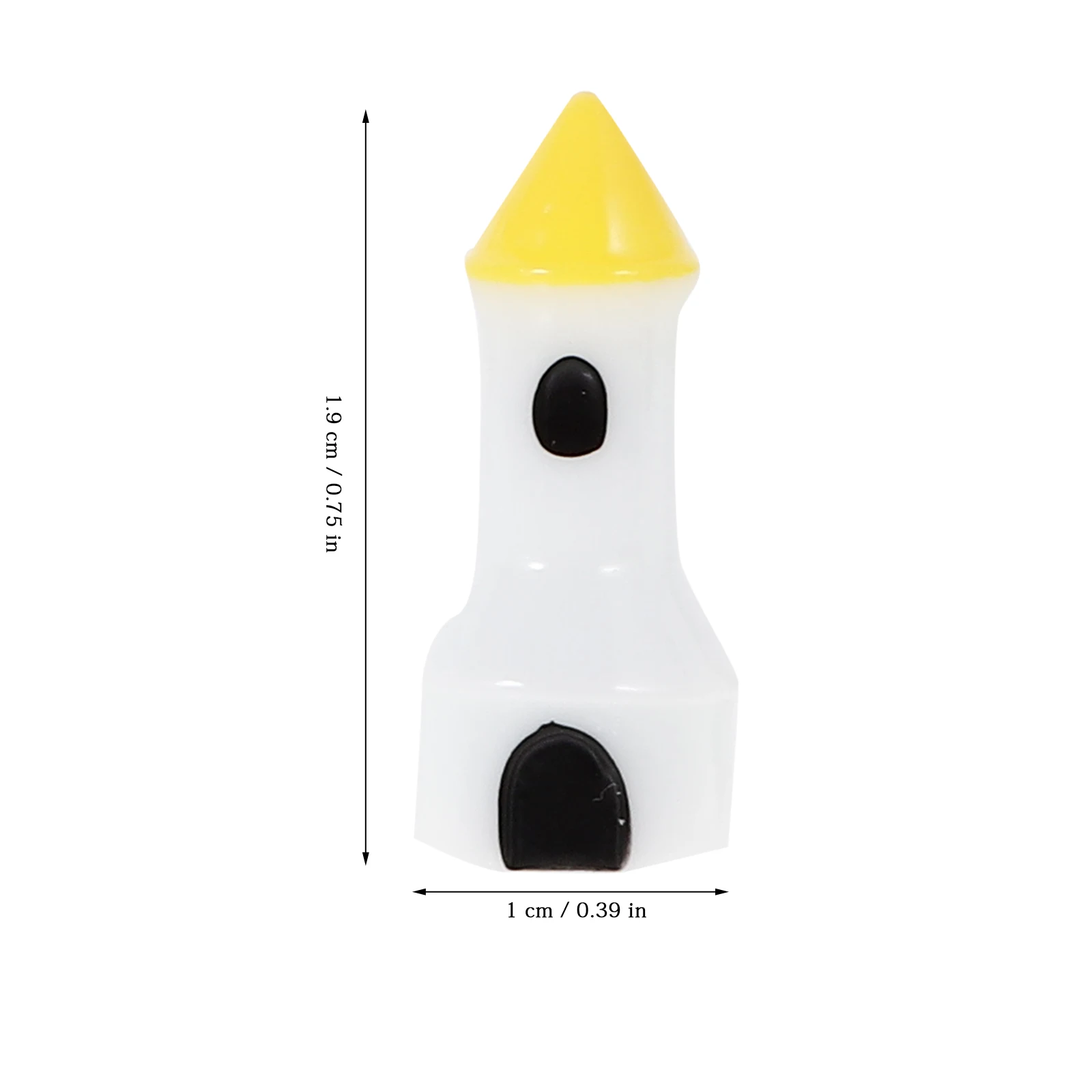 

12 Pcs Micro-landscape Small House Decorations Mini-landscape Crafts Miniature Garden Ornament Little Lighthouse Resin Seaside