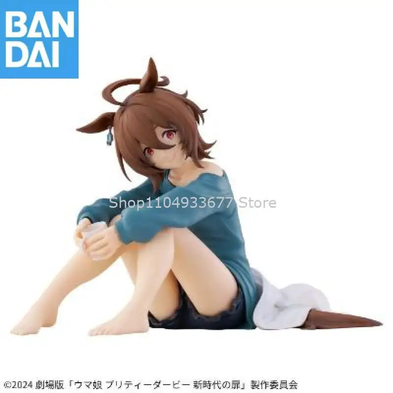 オリジナル本物のバンダイウマ娘: プリティーダービーリラックスタイム映画版アグネスタキオンフィギュアモデルコレクター置物おもちゃギフト