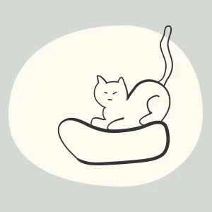 Your cat can hide inside the cave or jump on top of it and create a cute cat bed