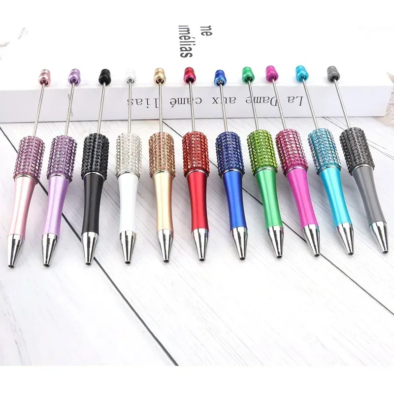 a50pcs-クリエイティブなdiyダイヤモンド装飾の可愛いペンデザイン。シンプルで可愛らしいスタイルの手作りボールペン。