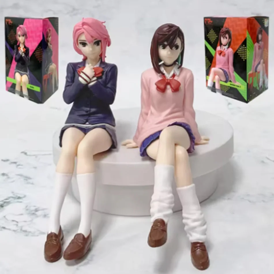 Anime nuevo Dandadan Ayase Momo Shiratori Aira postura sentada montaje transformado PVC modelo juguete figuras de acción regalo