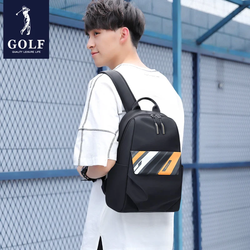 GOLF2023 New Trendy Camo Backpack for Men\'s Computer Backpack Fashion Trend Junior, High School, and College Students backpack