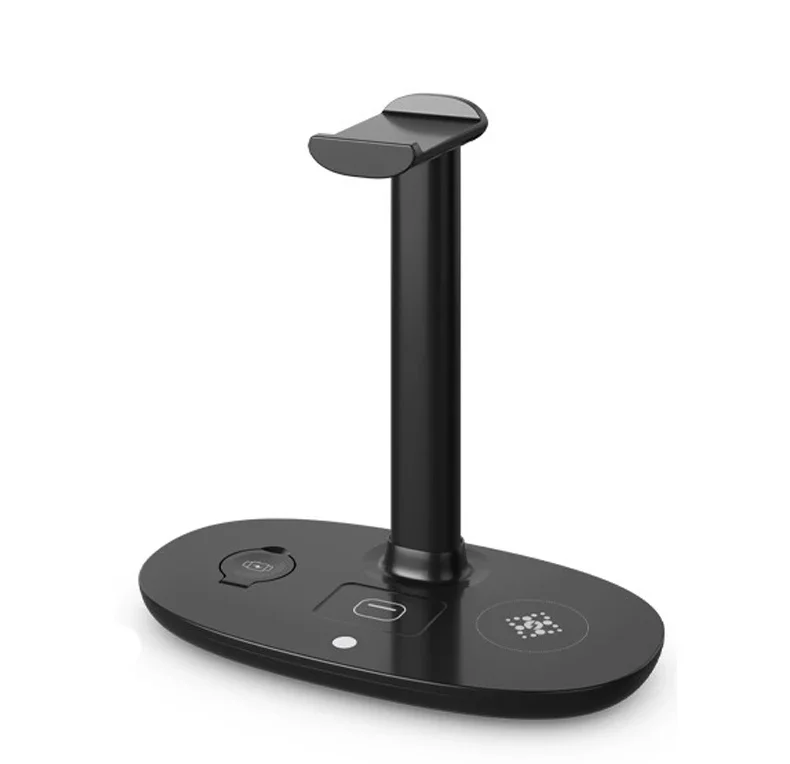 

4 in1 Headphones Stand for Airpods Max Detachable Headset Holder Hanger Wireless Charger for IOS Phone Watch Bluetooth Headset