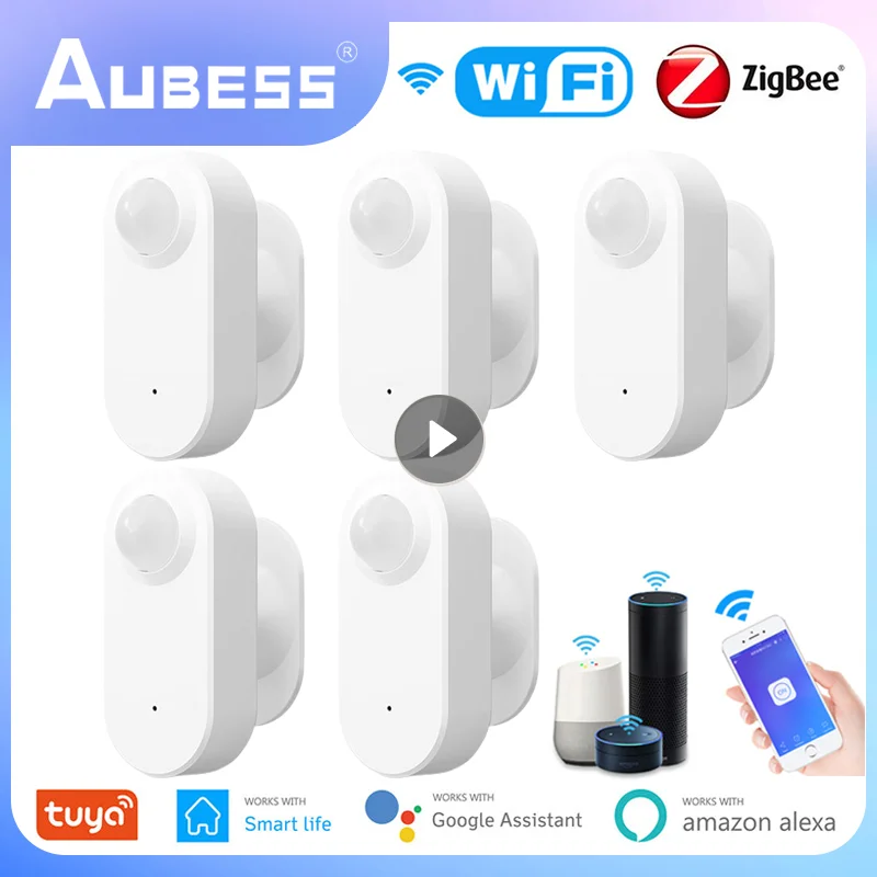 Tuya WiFi Human Motion Presence Sensor App, Télécommande, Détection PIR pour Smart Home Decor, Système d'alarme de sécurité