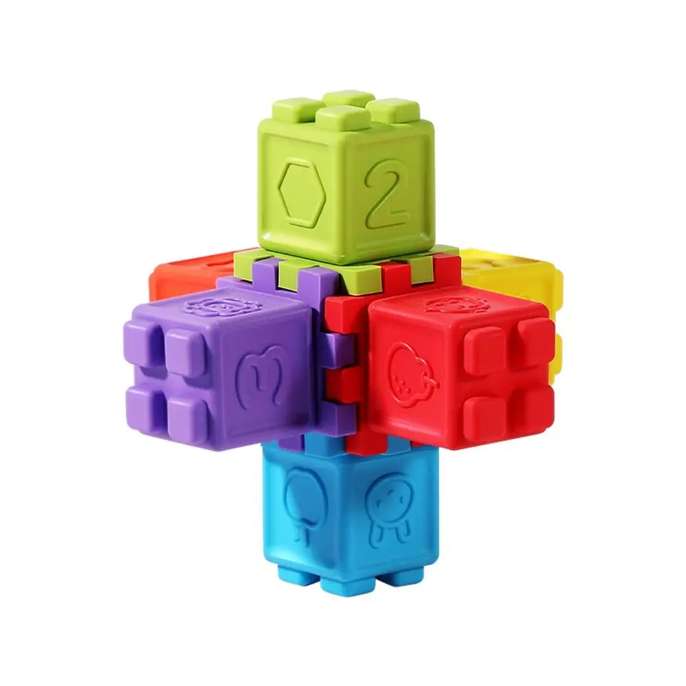 بازل أرقام الرياضيات الحسابية المصنوع يدويًا من السيليكون مونتيسوري سيليكون ثلاثي الأبعاد لغز السلامة التعليمية الرقمية #3