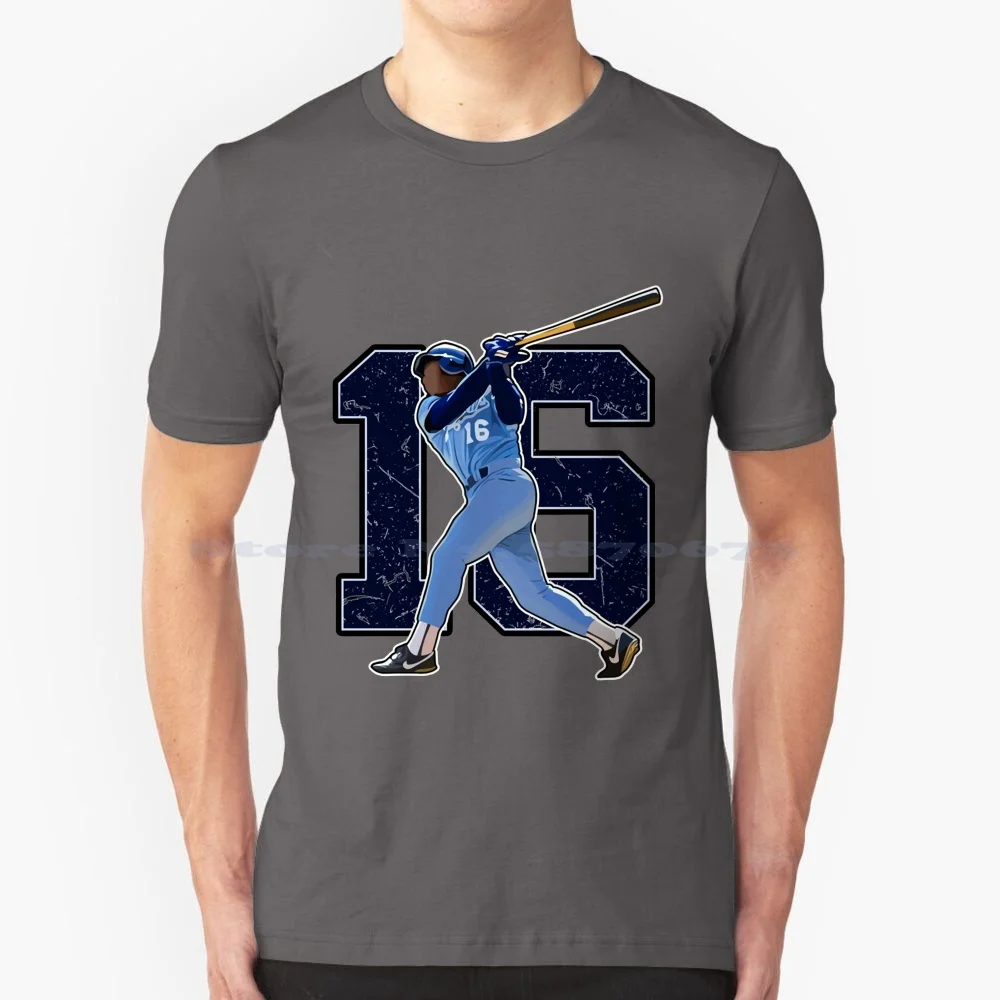 Number 16 Is Jackson Baseball Player T Shirt 100% Cotton Tee Bo Jackson Injury Baseball Sporting Position Dome Football Player