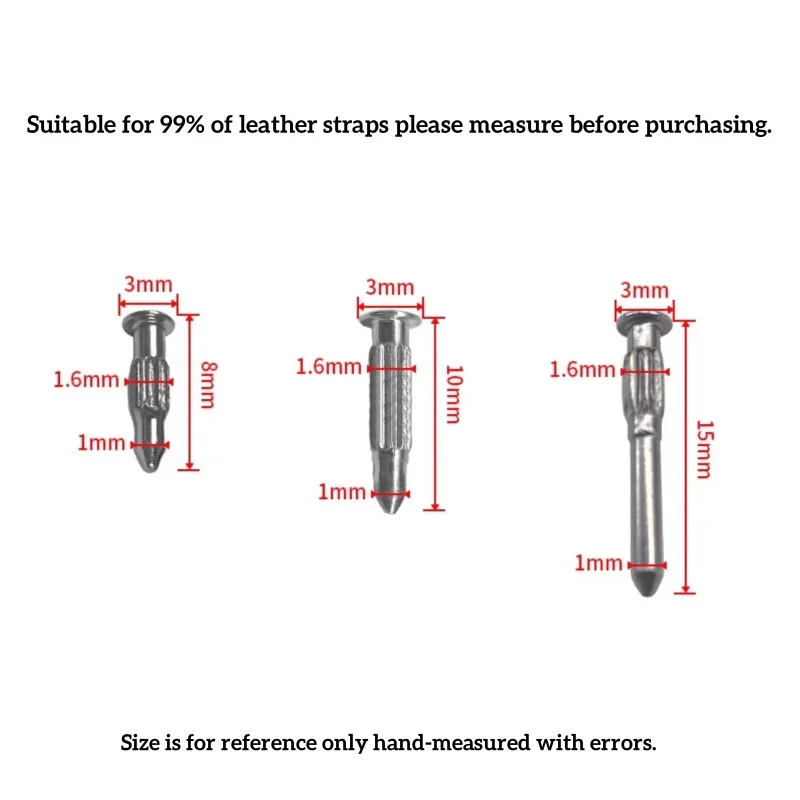 DIY 가죽 벨트 수리 액세서리 버클 나사 남성용 자동 버클 플레이트 리벳 핀 허리 벨트 고정 핀