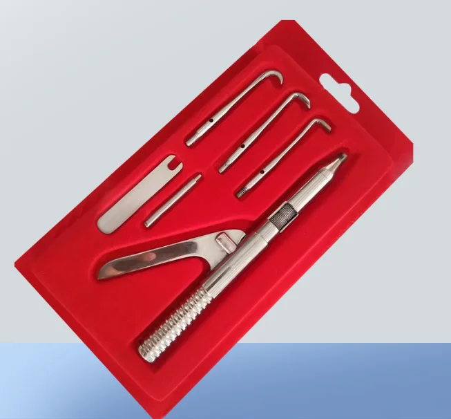 Automatic crown remover, free three connectors, stainless steel high car needle dental accessories