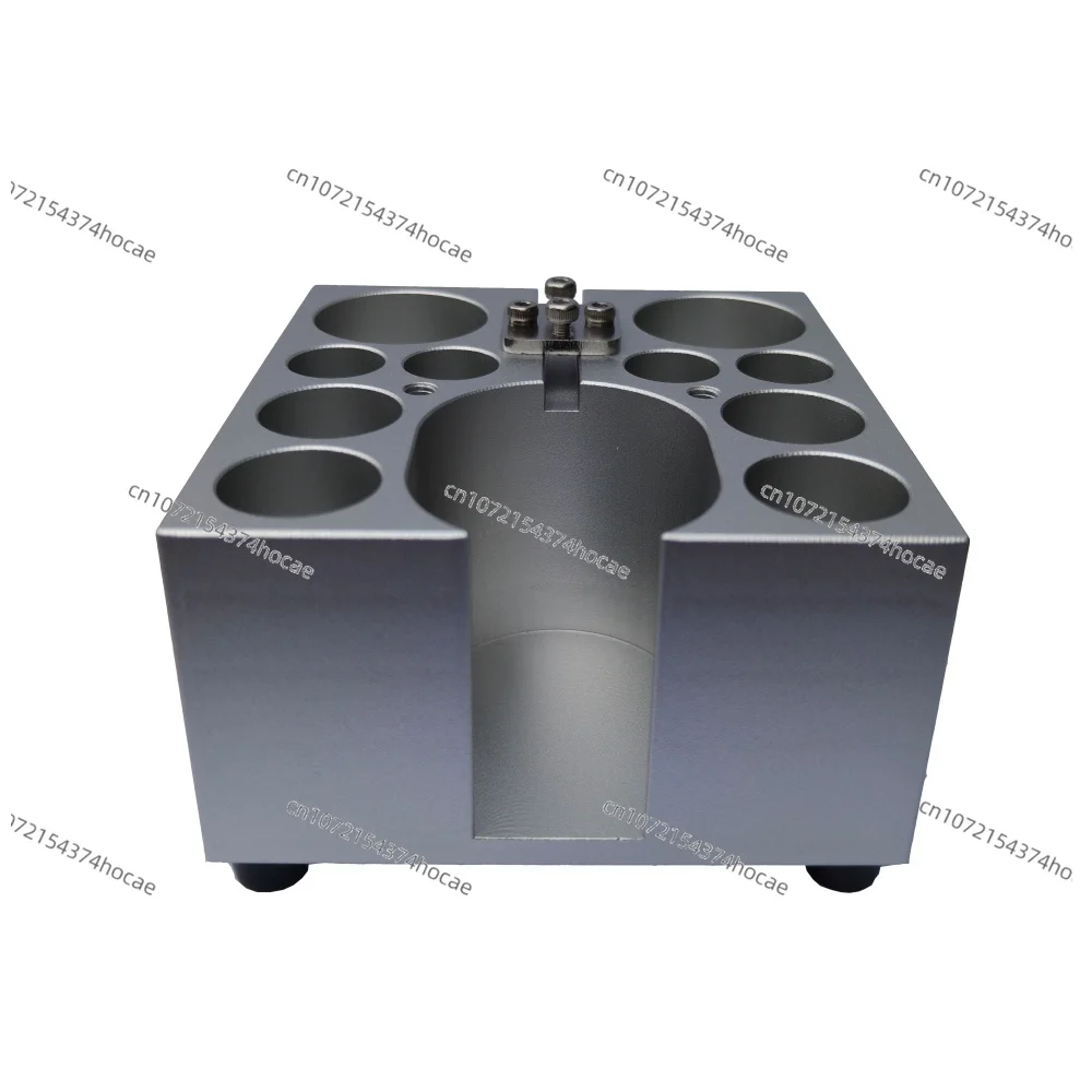 The wireless docking station is made of 6061 aluminum and is compatible with coils up to 40mm in height and 30mm in height