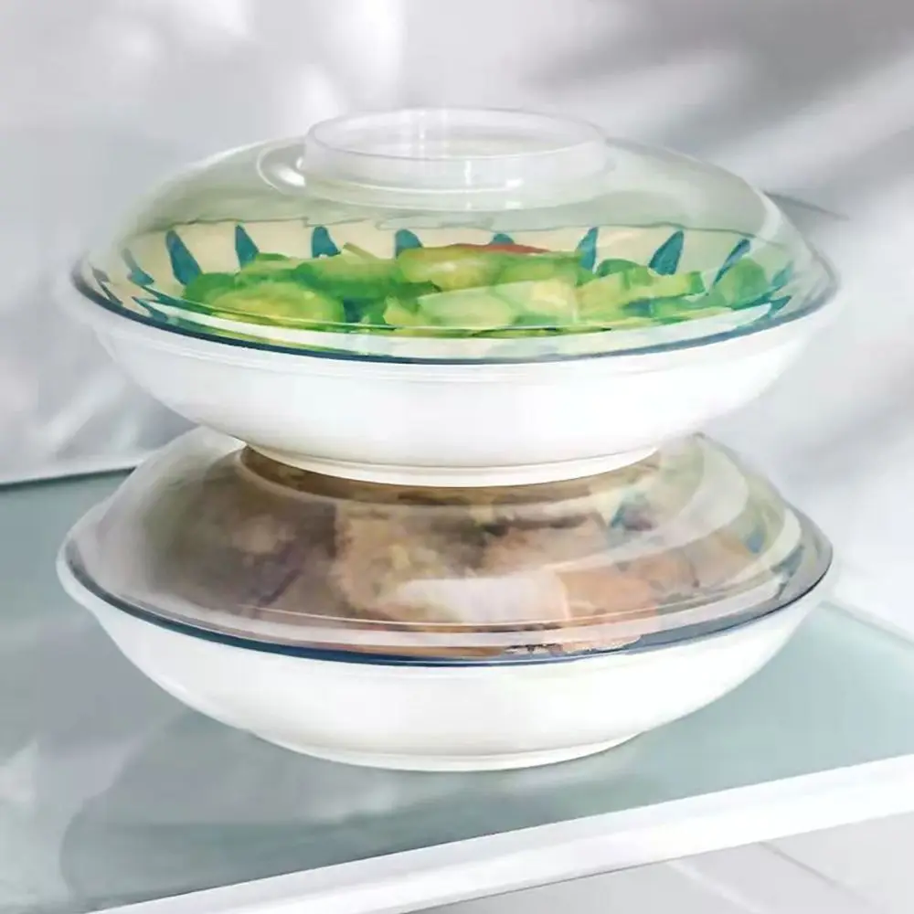 1Pcs Heat Preservation Microwave Splatter Cover High Temperature Resistant with Holes Microwave Heating Lid Anti-oil