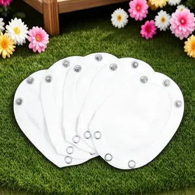 

5pcs Cotton Baby Bodysuit Extenders Adjustable Size Adapters Universal Fit Snap Button Closure Easy Wash Comfortable Extension