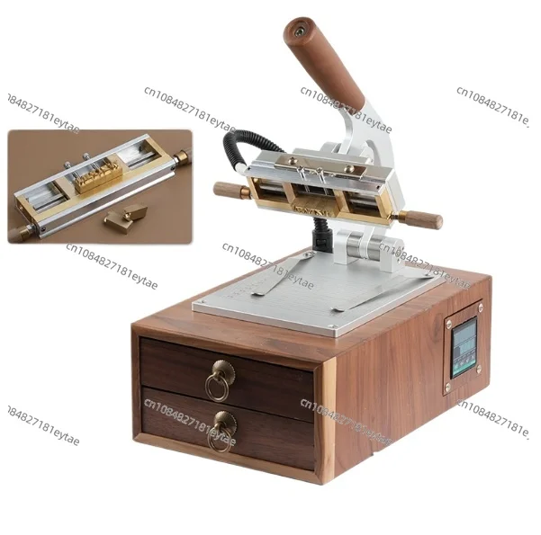 

Bags Logo Leather Heat Press: Digital Hot Gold Foil Stamping for Plastic, Wood, Paper Cards & Letter Stamp